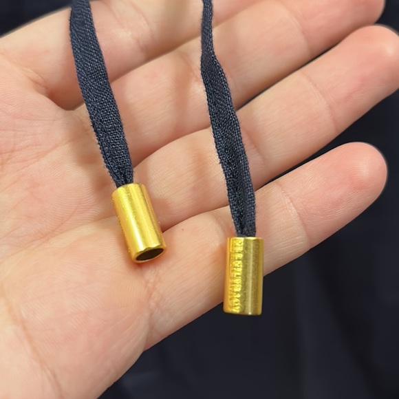 ELLEN Tracy women’s Navy linen pants, folded hem, drawstring waist size M - Picture 5 of 11